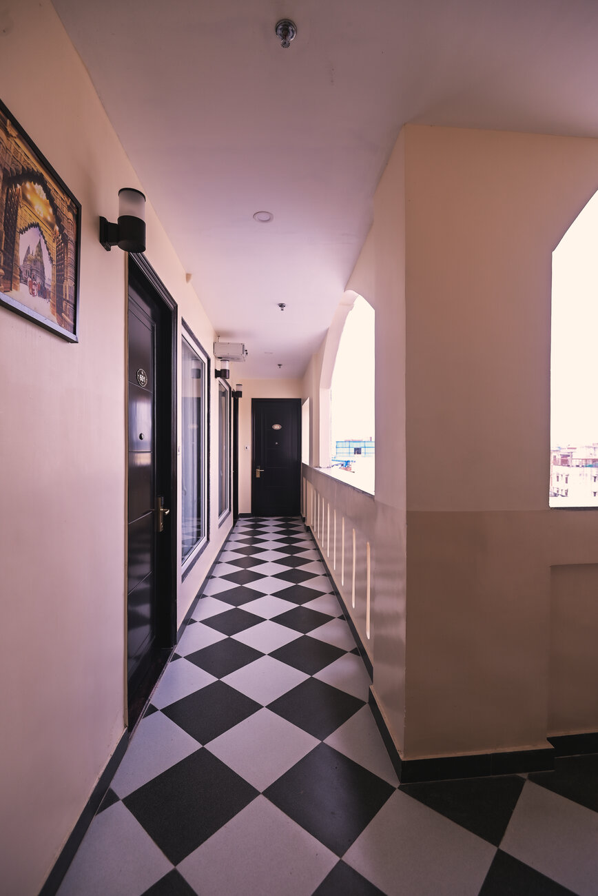 A corridor of the hotel
